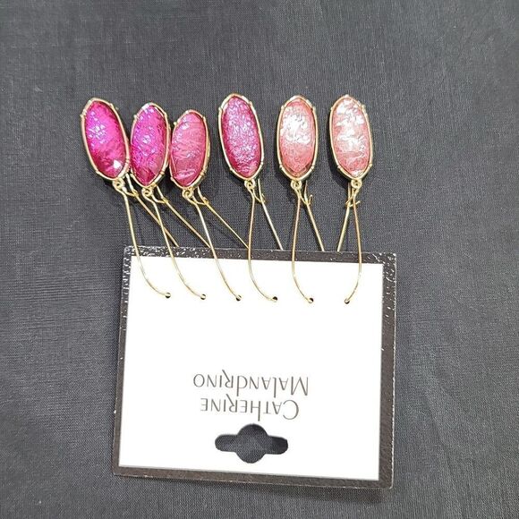 BRAND NEW  CATHERINE MALANDRINO 3-PACK STATEMENT GEMSTONE DROP EARRINGS - Picture 12 of 12